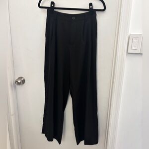 SHEIN Black Wide Leg Women's Pants